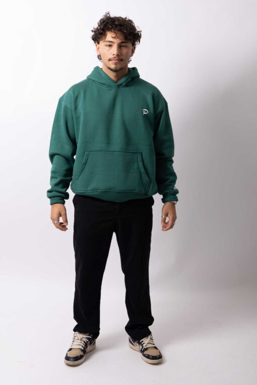 Green Basic Pastelle Hoodie